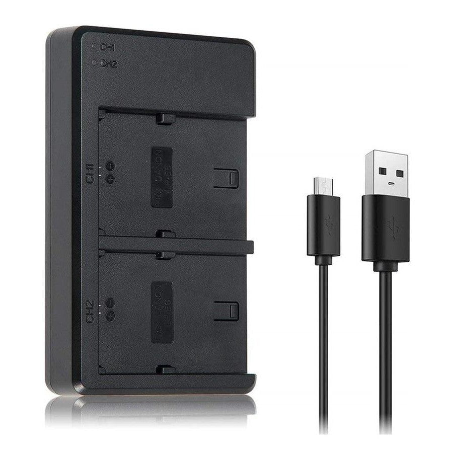 USB Dual Charger for Sony NP-FW50