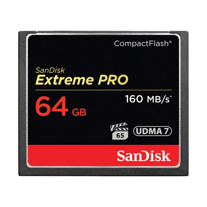 SanDisk 64GB Extreme Pro 160MB/s CompactFlash Memory Card