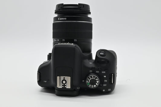 Canon 750D with 18-55mm lens