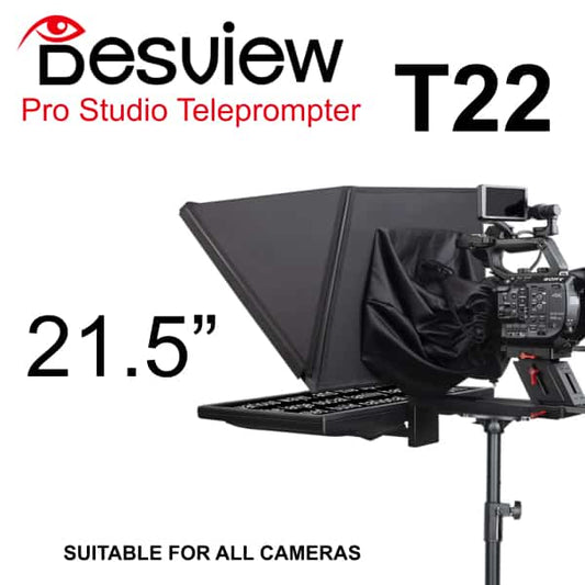 Desview T22 22" HD Teleprompter For Camera Video Recording Speech Interview Live
