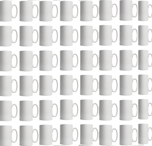 11oz White Ceramic Sublimation Coffee Mug Blank White , box of 36