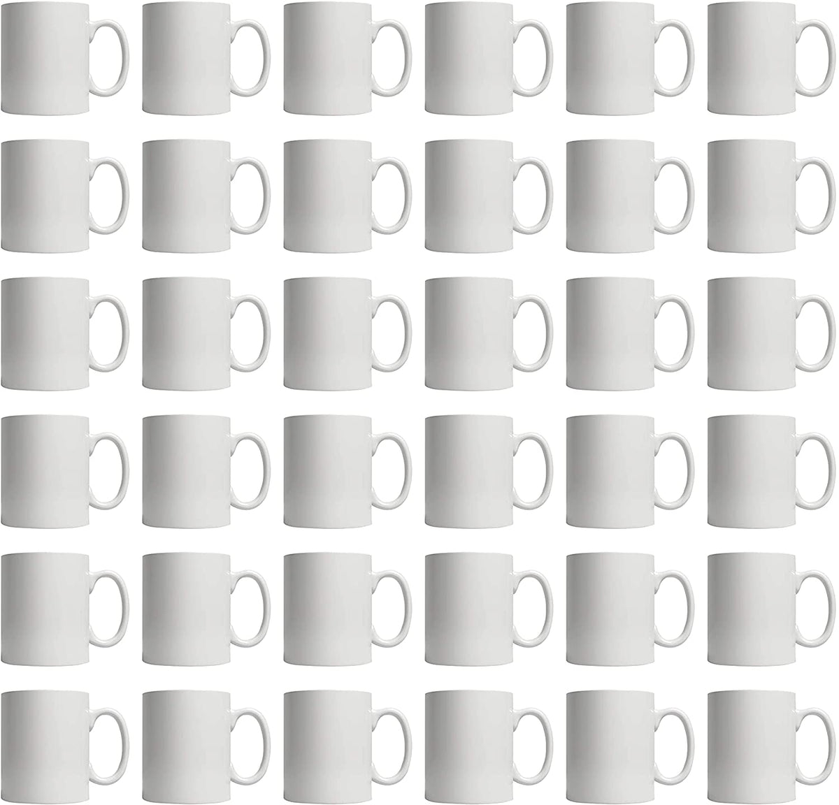 11oz White Ceramic Sublimation Coffee Mug Blank White , Case of 36