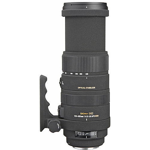 Used Sigma 120-400mm f/4.5-5.6 DG OS HSM APO Autofocus Lens for Canon cameras