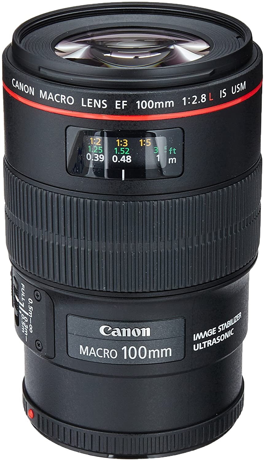 Canon EF 100mm f/2.8L IS USM Macro Lens for Canon (Used)