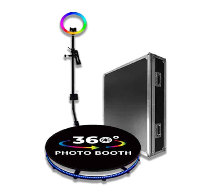 360 Rotating Selfie Photo Booth Machine 115cm