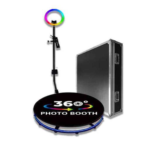 360 Rotating Selfie Photo Booth Machine 115cm
