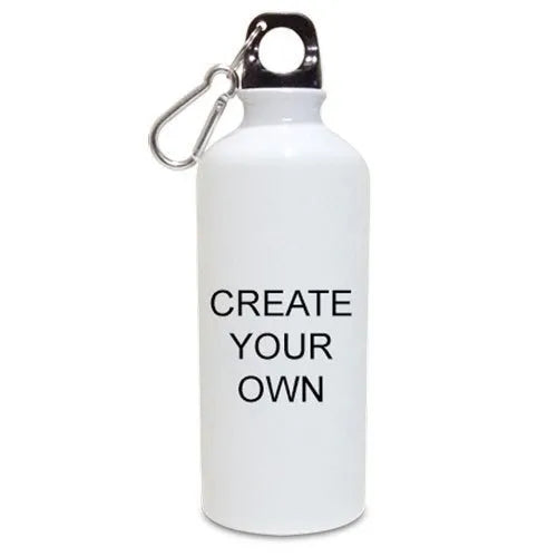 White Plain 650ml Printable Sublimation Water Bottle/Flask