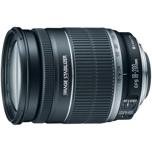 Canon EF-S 18-200mm f/3.5-5.6 IS Standard Zoom Lens (Used)