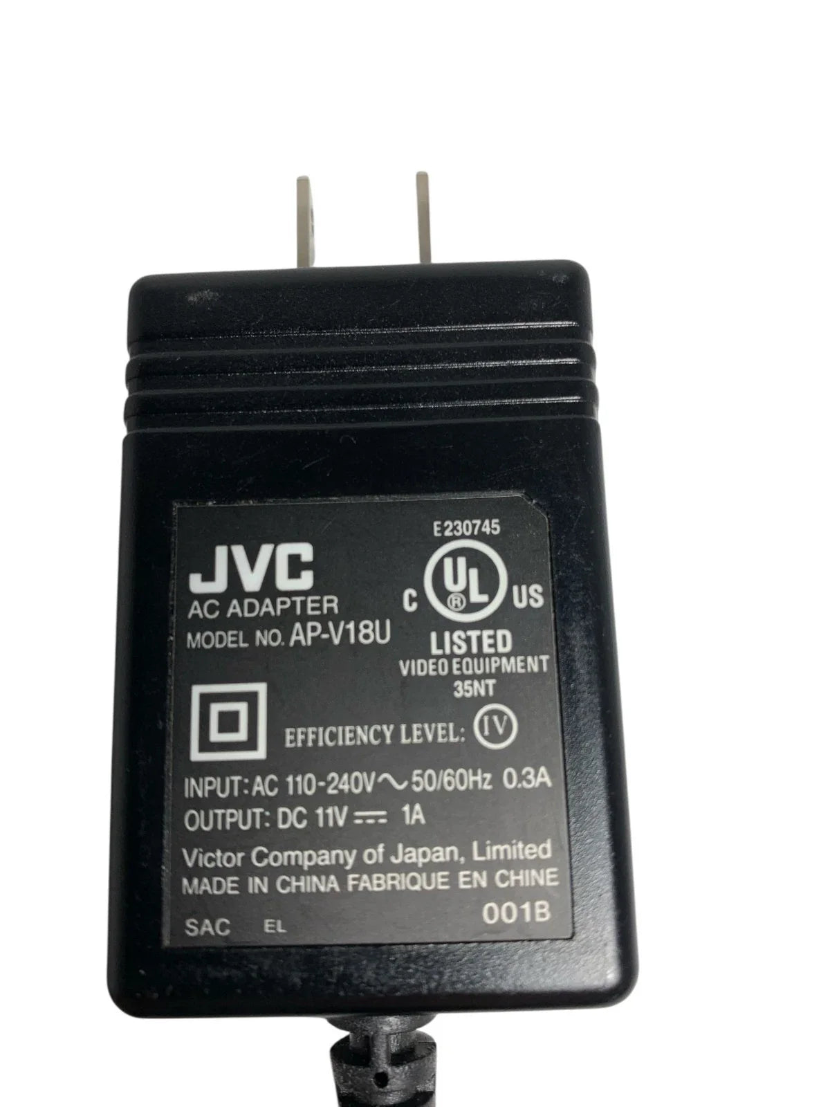 JVC AP-V18U AC Adapter