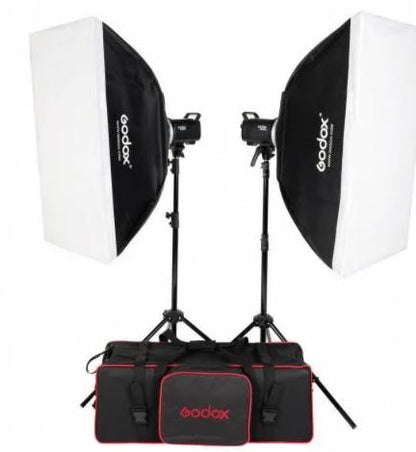 Godox MS200 2 x Monolight Kit (Bag included)