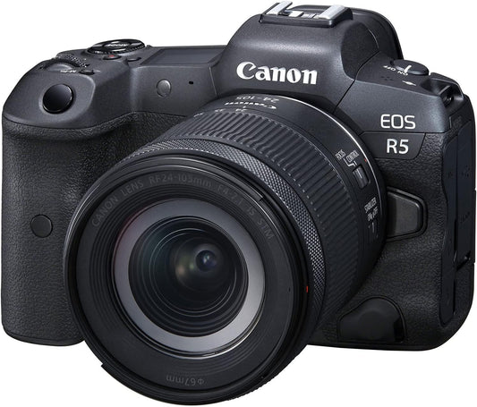 Canon EOS R5 Mirrorless Camera with Canon RF 24-105mm f/4-7.1 IS STM Lens