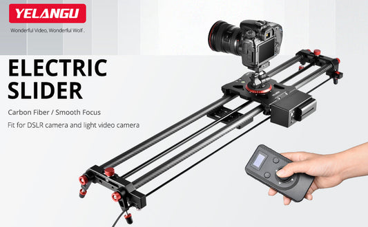 YELANGU 80cm Motorized Carbon Fiber Slider