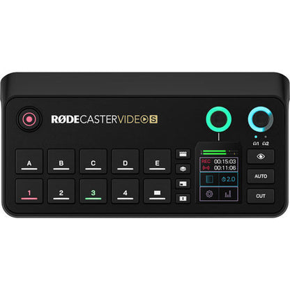 Rode RodeCaster Video S Video and Audio Production Console - SA Camera Land