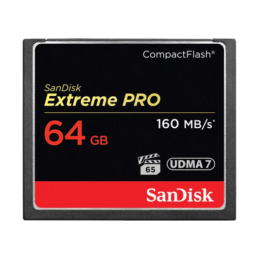 SanDisk 64GB Extreme Pro 160MB/s CompactFlash Memory Card