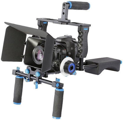 Yelangu Shoulder Rig with Camera Cage and Follow Focus Kit