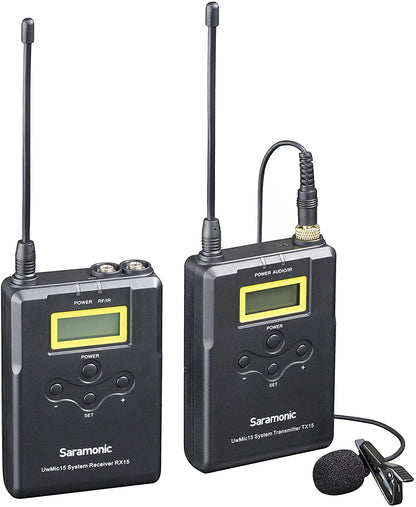 Saramonic UHF Wireless Lavalier Microphone System (UwMic15)