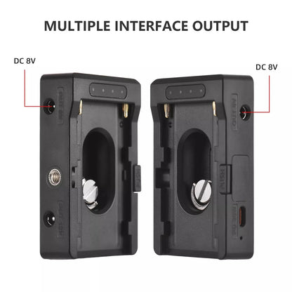 Alvin's Cables BMPCC4K Blackmagic Cinema Camera Bmcc 4K BMPCC Power Supply Mount Plate Adapter for Sony NP F970 Battery