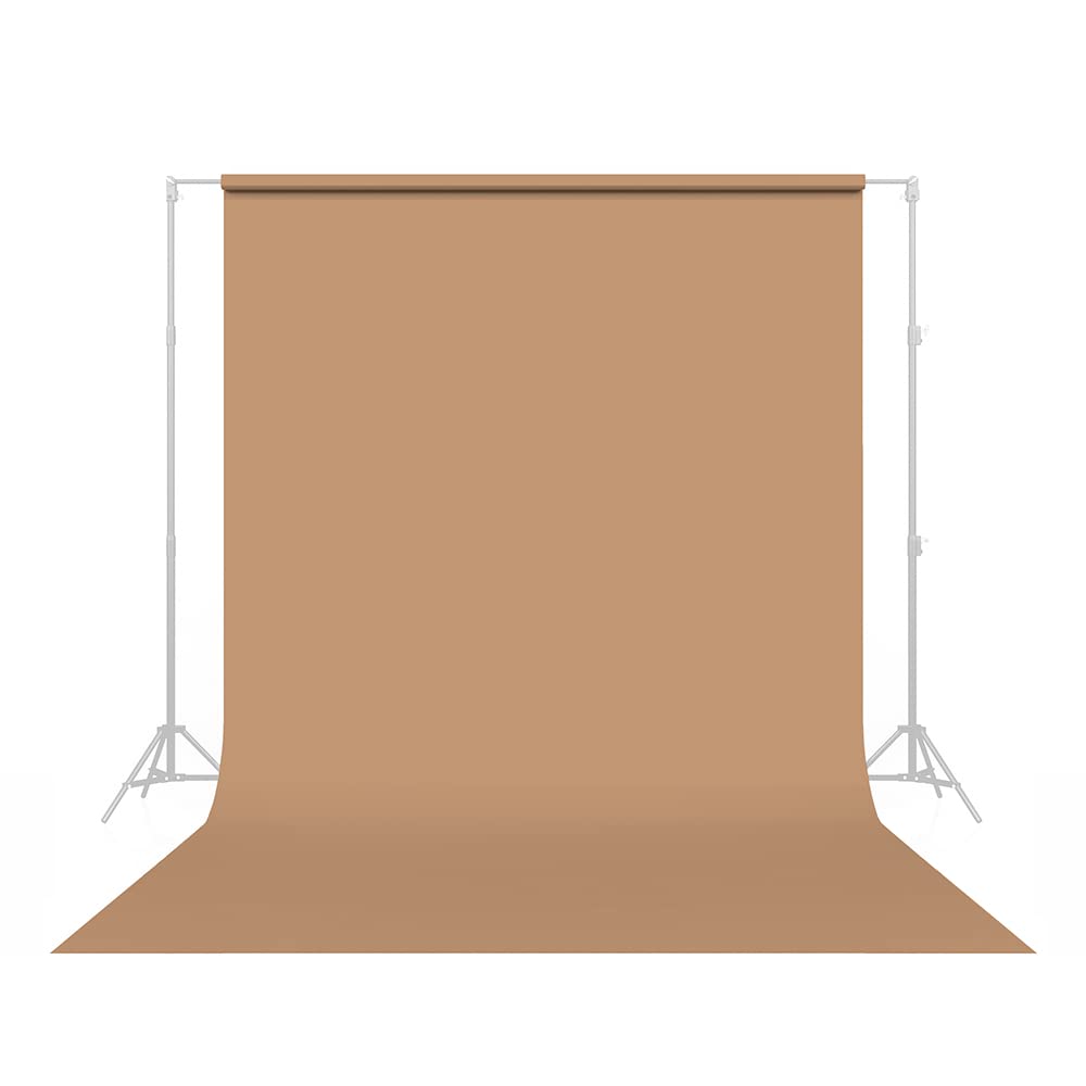 3X6M PVC Vinyl Studio Backdrop Brown with black backing