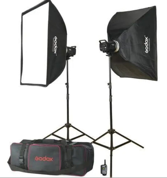 Godox MS300 2 x Monolight kit (Bag included)