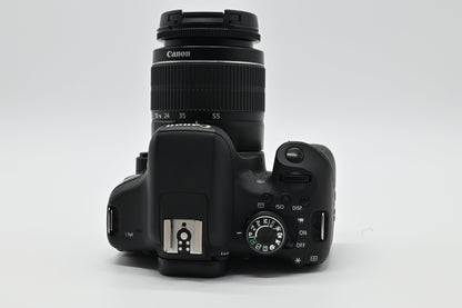 Canon 750D with 18-55mm lens