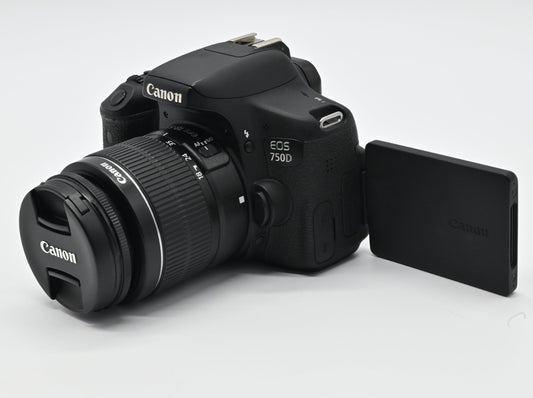 Canon 750D with 18-55mm lens