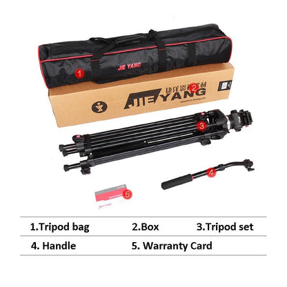 Jieyang JY-0508B 8KG Professional Fluid Head Camera Tripod