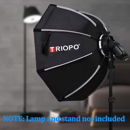 TRIOPO kX-90cm Speedlite Flash Octagon Parabolic Softbox Diffuser