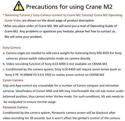 Zhiyun Crane M2 [Official] Handheld 3-Axis Gimbal Stabilizer