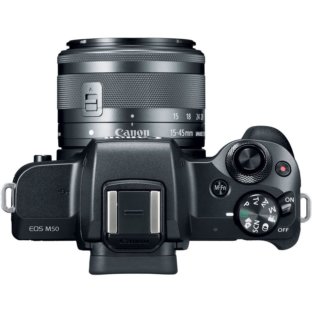Canon EOS M50 Mark II + 15-45mm – Mirrorless Camera kit