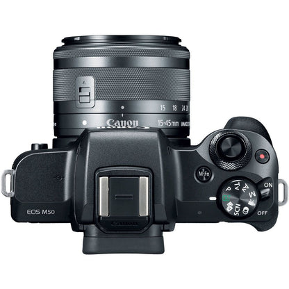 Canon EOS M50 Mark II + 15-45mm – Mirrorless Camera kit