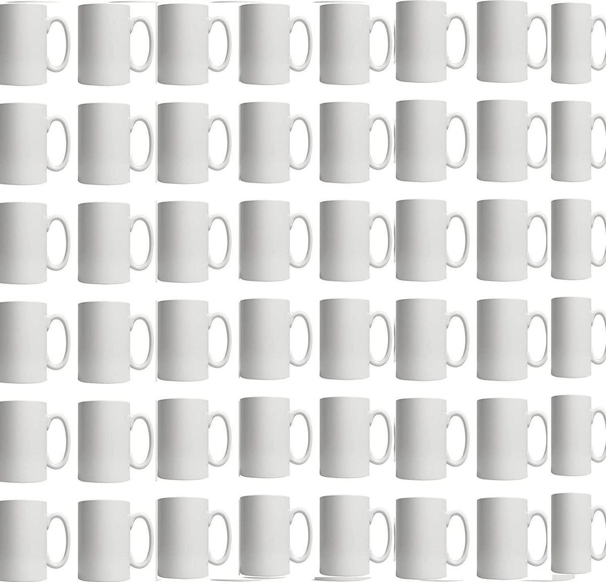 11oz White Ceramic Sublimation Coffee Mug Blank White , box of 36