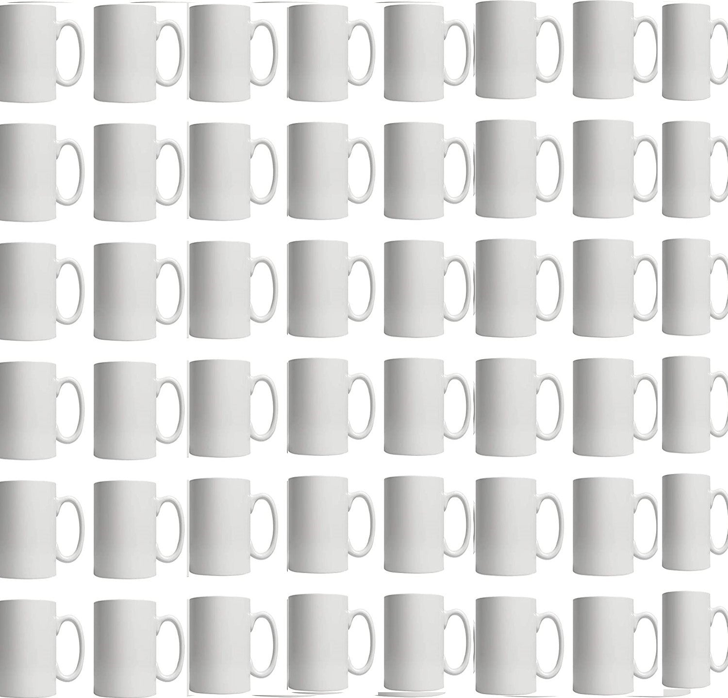 11oz White Ceramic Sublimation Coffee Mug Blank White , box of 36