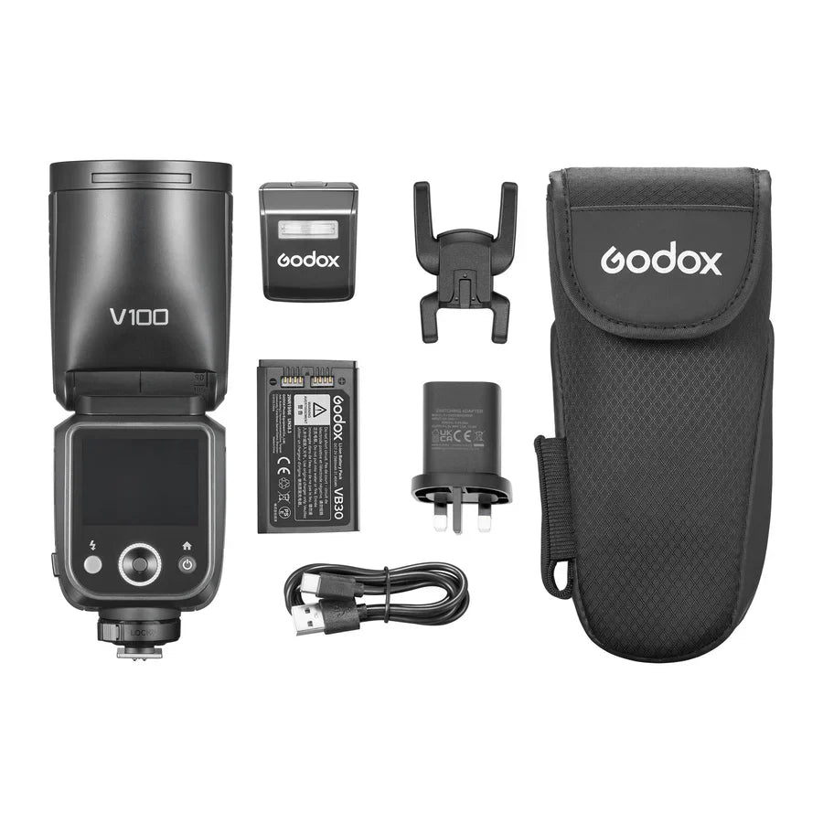 V100 100Ws Round-Head TTL Speedlite Flash