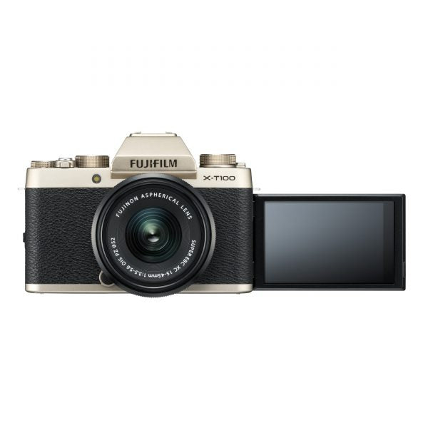 FUJIFILM X-T100 Mirrorless Digital Camera + 15-45mm Lens (Used)