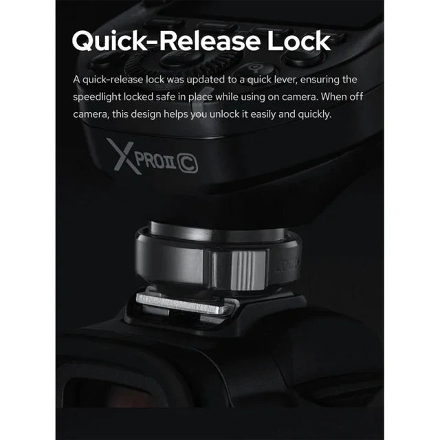 Godox XProII-S 2.4GHz TTL Wireless Flash Trigger for Sony