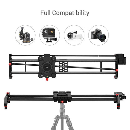 GVM 120cm Motorized Camera Slider Track Dolly for DSLR Camera & Camcorders