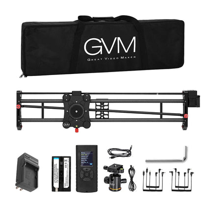 GVM 120cm Motorized Camera Slider Track Dolly for DSLR Camera & Camcorders
