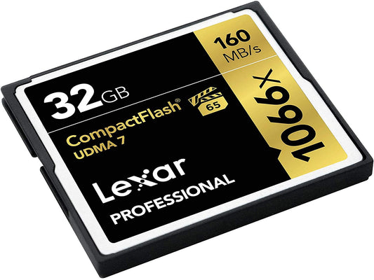 Lexar CF 32GB 1066 x 32GB CompactFlash memory card