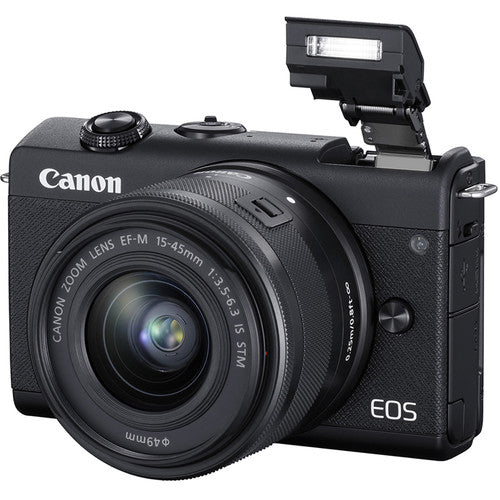 Used: Canon EOS M200 Mirrorless Digital Camera+ 15-45mm Lens