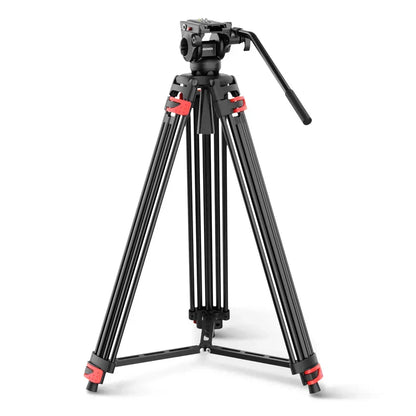 Neewer BASICS TP37 74"/187cm Aluminium Video Tripod with Fluid Head