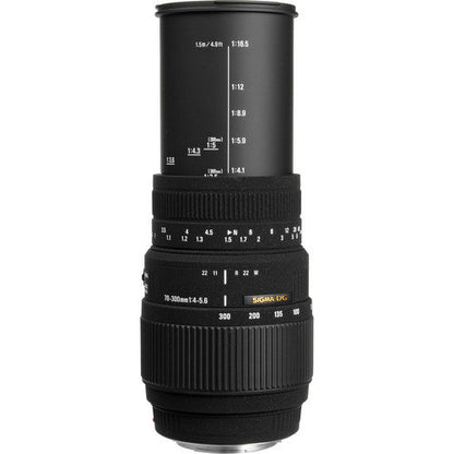 Used: Sigma 70-300mm f/4-5.6 DG Macro Lens for Sony and Minolta Cameras