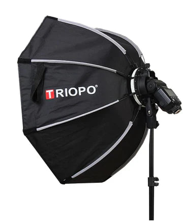 Triopo KS2-65cm Flash Studio Soft box Octagon Umbrella Portable Soft box with Carrying Bag