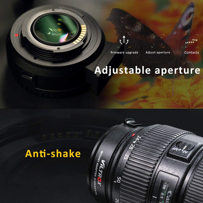 VILTROX Lens Mount Adapter EF-EOS M2, M3, M5, M6 ,M10, M50 & M100